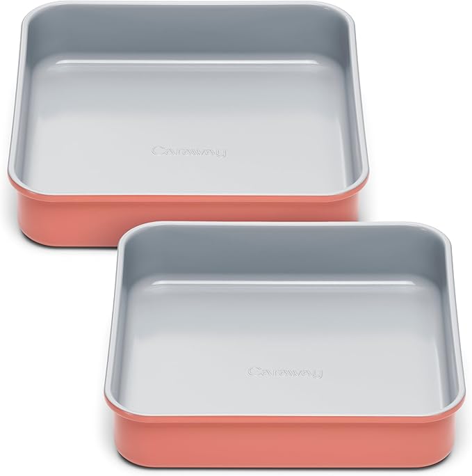 Caraway 9" Non-Stick Ceramic-Coated Square Pan Set