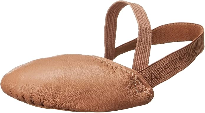 Capezio Women's Leather Pirouette II Dance Shoe – Ideal for Pirouettes, Comfortable Fit, Durable Leather Construction, Medium Size, Dark Suntan Color