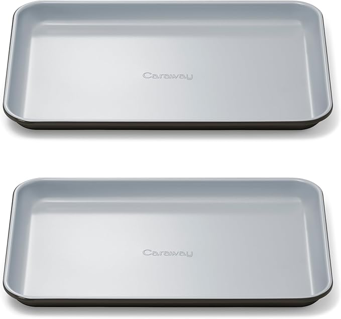 Caraway Non-Stick Ceramic Small Baking Sheet Duo