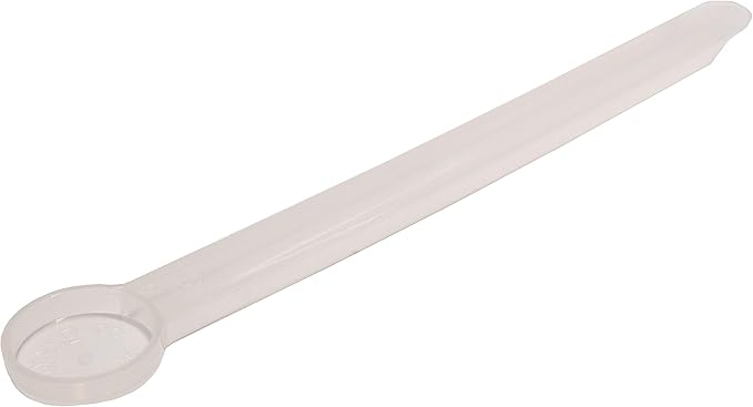 Supplement and Supply 1 mL (1 CC) Long Handle Plastic Measuring Spoon for Coffee, Protein Powder, Pet Food, Spices, Grains, Dry Goods – Food-Grade BPA-Free (Pack of 1)