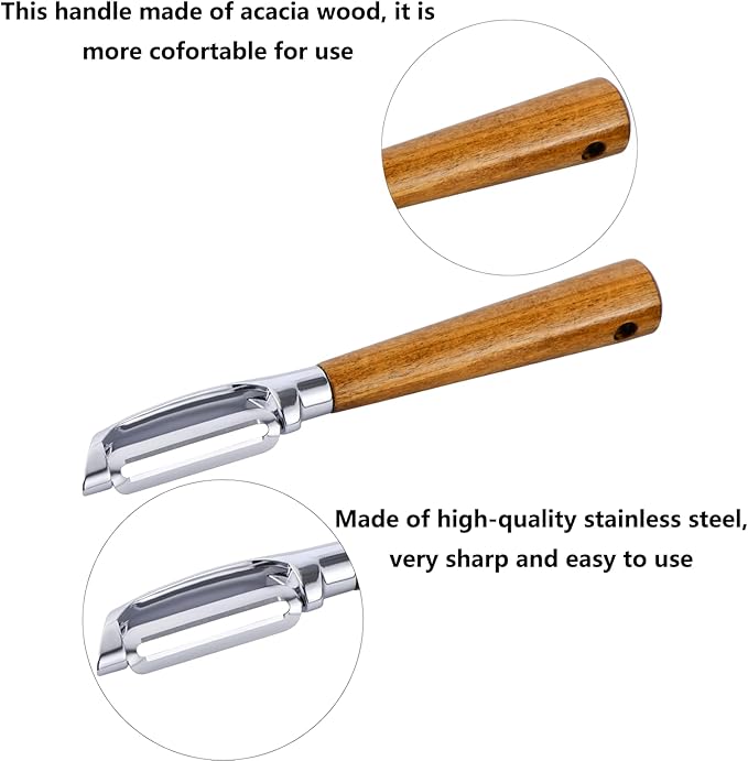 Vegetable Peelerfor Potato, Apple, Fruit, Carrot, Veggie, kitchen (2 In 1)
