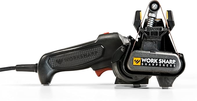 Work Sharp MK2 Electric Knife Sharpener – Adjustable 2-Speed Knife Sharpening System for Kitchen Knives, Pocket Knives, Scissors, Axes & Garden Tools