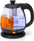 Taylor Swoden Electric Kettle with Tea Infuser, 1L, Black