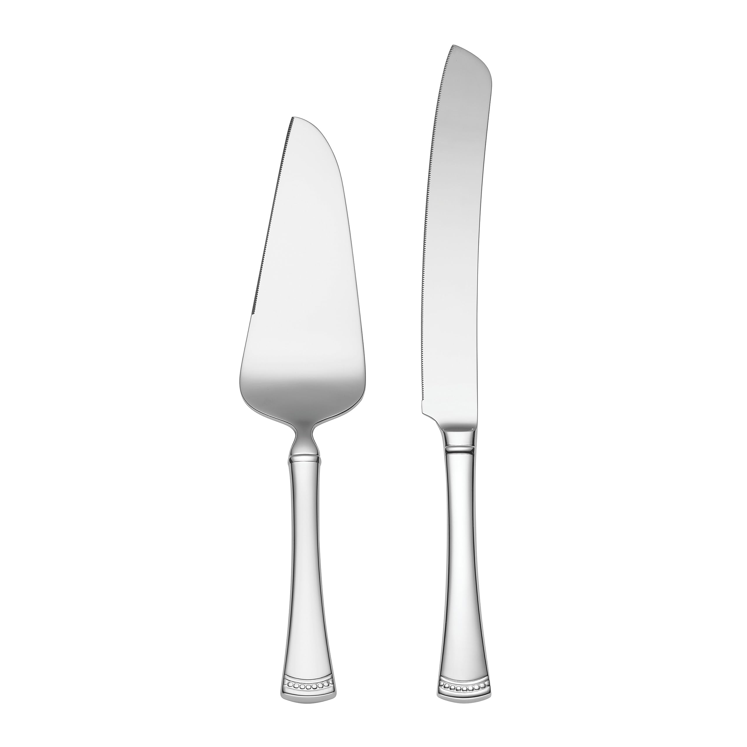 Lenox Portola Silverware Cake Knife & Server Dessert Set, 2-Piece, Flatware