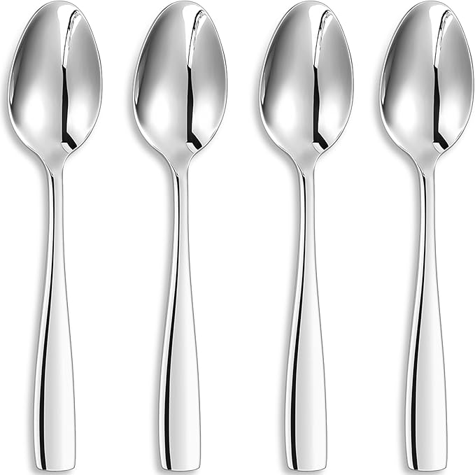 KEAWELL Premium Louis 4-Piece 18/10 Dinner Spoon Set (7.6" Dinner Spoon)