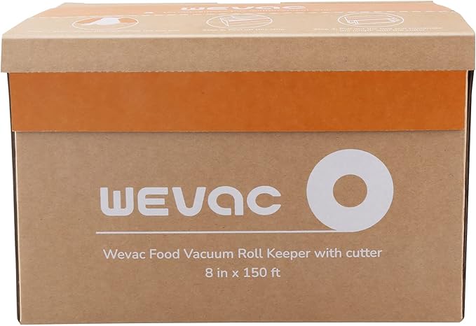 Wevac Vacuum Sealer Bags for Food, 11"x150' Roll, Fits Food Saver Machines