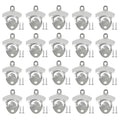 ANSLYQA 20 Pack Bottle Opener Wall Mounted (Silver)