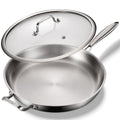 DELARLO Tri-Ply Stainless Steel Pan,18/10, 14.2"