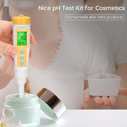 YINMIK Food pH Meter Digital pH Tester Spear pH Probe pH Reader for Canning