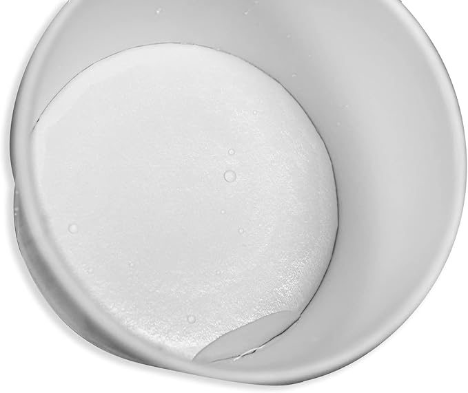 Basidi [250 Sets White Paper Food Containers With Vented Lids, To Go Hot Soup Bowls, Disposable Ice Cream Cups (12oz)