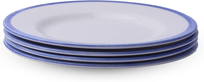 Portmeirion Potter's Brushstroke Salad Plate - Blue, Set of 4