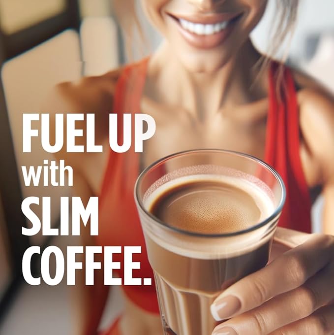 VitaCup Slim Medium Roast Instant Coffee Packets for Diet Support, 72ct