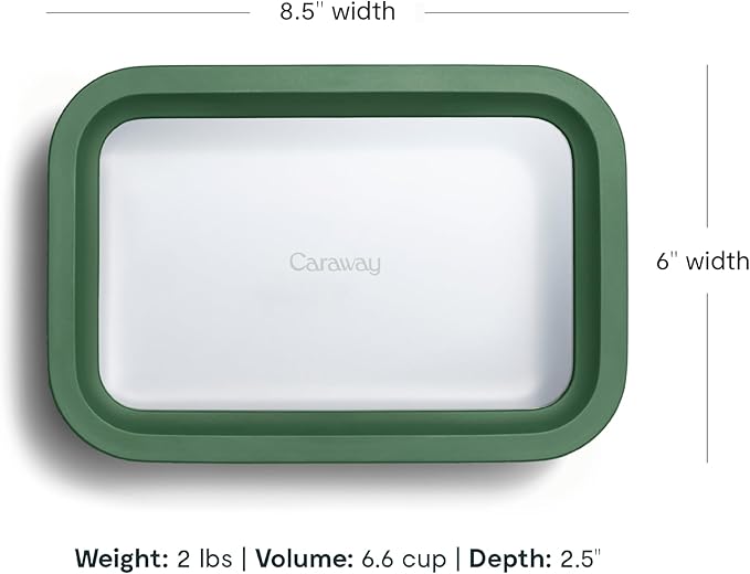 Caraway Glass Food Storage Container with Lid