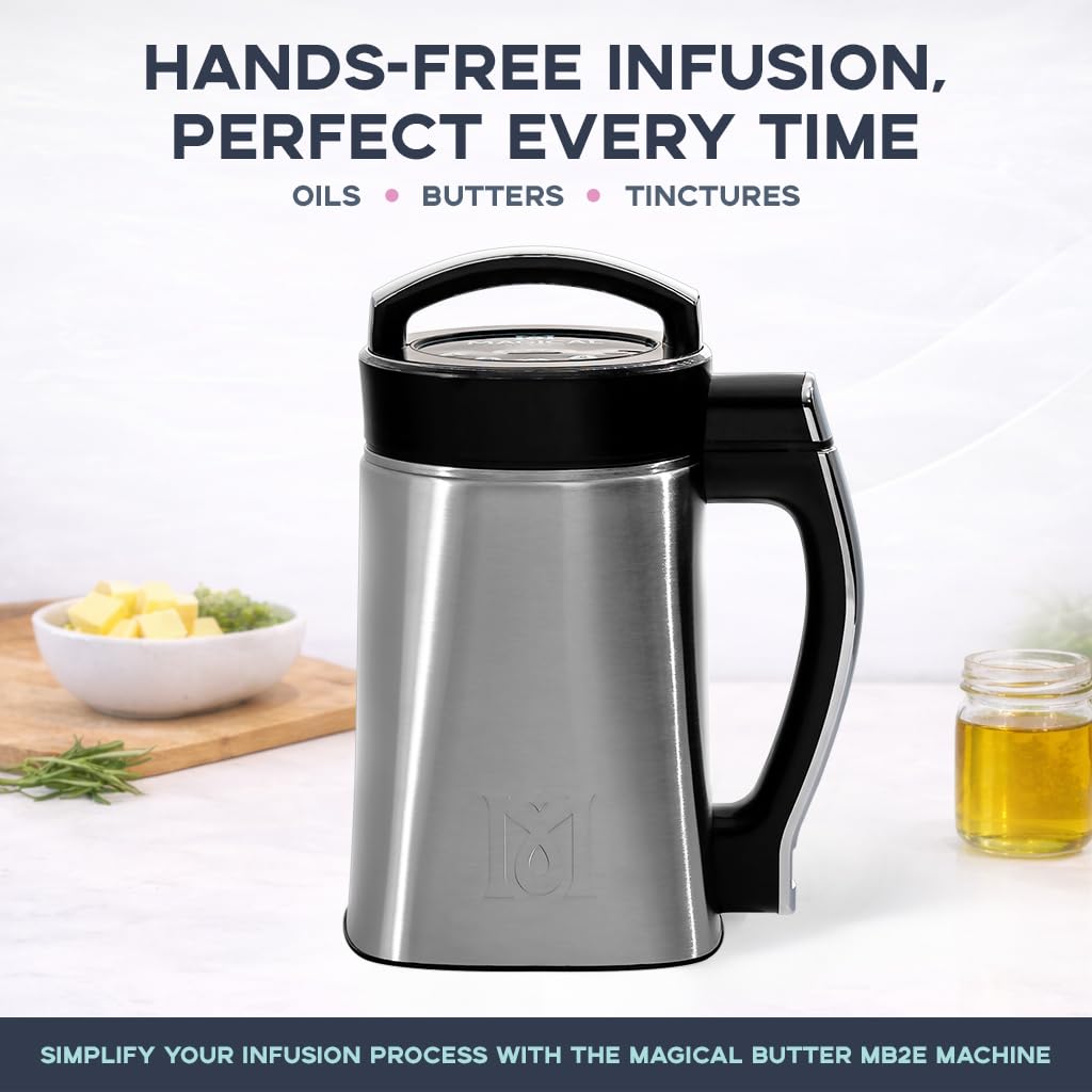 Magical Butter Machine MB2E Herb Infuser Lecithin, Decarbox, Tray, Spatulas