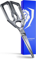 Dalstrong Kitchen Scissors — Japanese Stainless Steel Shears, Ambidextrous, Detachable for Cleaning — For Spatchcocking Chicken, Trimming Herbs, Pizza, Flatbread & Package Opening