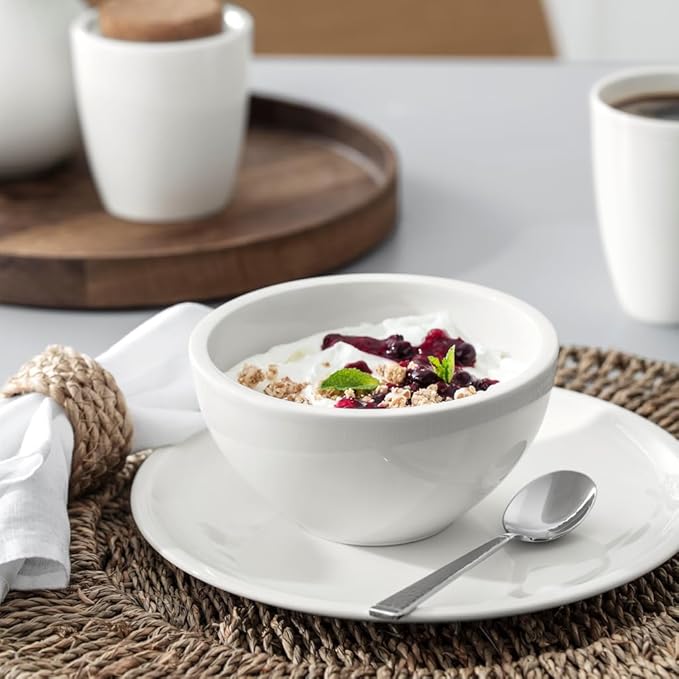 Villeroy & Boch Artesano Original 16 Piece Dinnerware Set, Creamy White