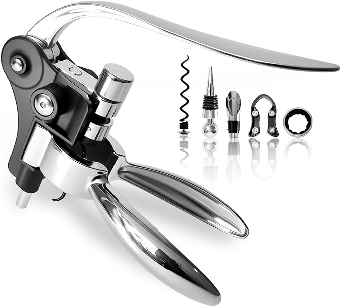 Rabbit Wine Opener,Lever‑Style Corkscrew for Wine Bottles Sets