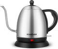 Stariver Gooseneck Electric Kettle, 1L Stainless Steel Pour Over Tea Pot