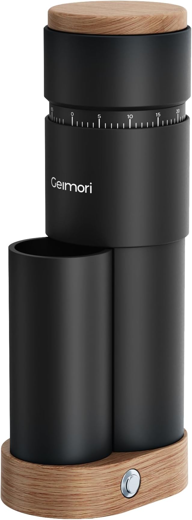 Burr Coffee Grinder,Wirsh Portable Electric Grinder Geimori T38 Plus,Espresso Grinder with Conical Burr,Stepless Grind Settings from Fine to Coarse for Espresso,Drip,French Press,Home&Travel Use