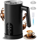 Torlaist Electric Milk Frother, 4-in-1 Automatic Milk Steamer & Foamer 11.8oz/350ml, Automatic Hot and Cold Foam Maker and Milk Warmer for Latte, Cappuccino, Matcha, Hot Chocolate Red