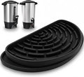 MIMORE Drip Tray - Silicone Coffee Drip Tray for Hamilton 45 Cup and Large Coffee Maker - Drink Dispenser Drip Pan Catcher