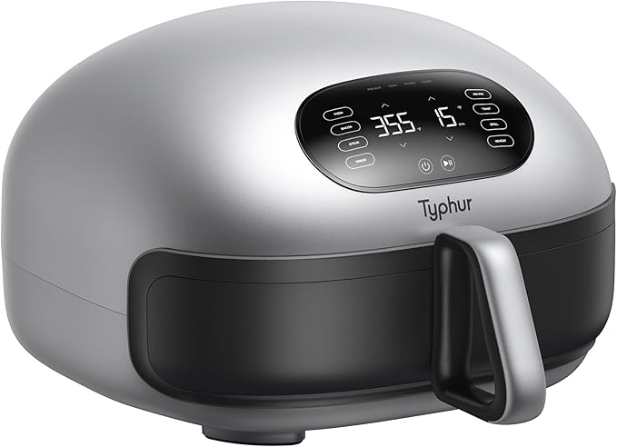 Typhur Dome 2 Large AI Smart Air Fryer, 15-in-1 Dual Heating, Self-Cleaning