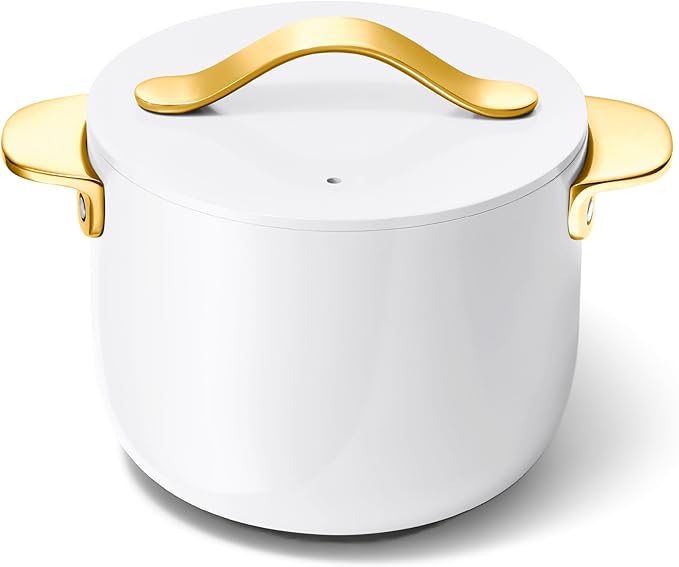 Caraway Petite Cooker, 2 qt Ceramic-Coated Pot