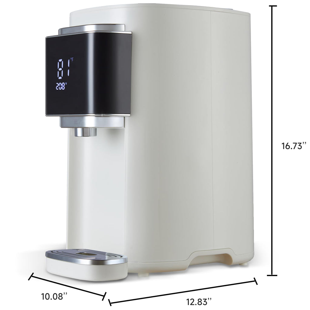 OCTAVO Water Boiler & Warmer 5 Liter, 304 Stainless Steel Water Tank, 700 Watt 6 Adjustable Water Temperature, LCD Touch Control Screen, Child Lock with Water Shortage Indicator