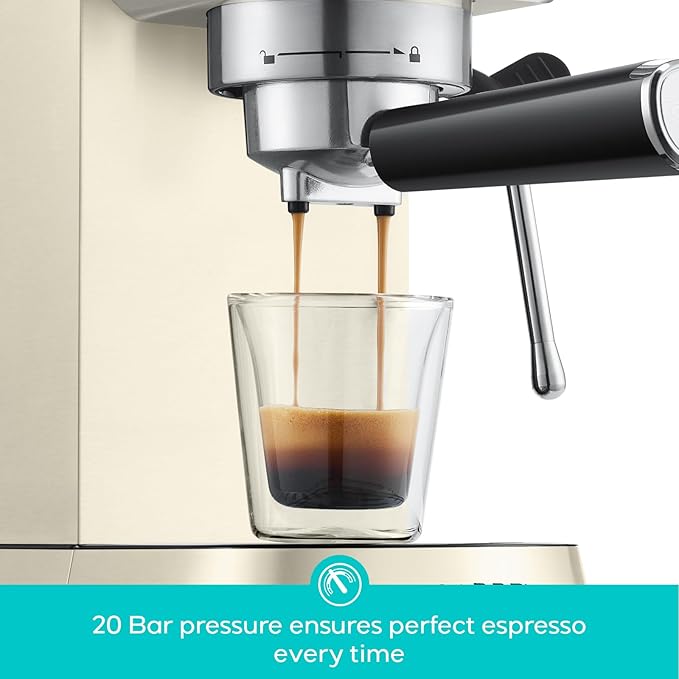 CASABREWS CM5418 Espresso Maker, Compact Espresso Machine with Milk Frother