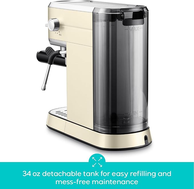 CASABREWS CM5418 Espresso Maker, Compact Espresso Machine with Milk Frother