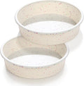 Vinino 10 Inch Cake Pans, 2 Pack Silicone Pans with Steel Frame