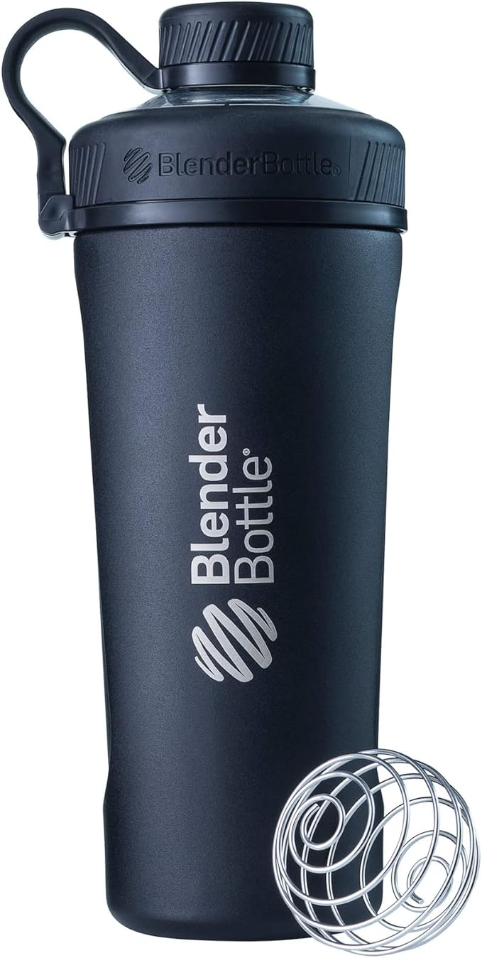 BlenderBottle Radian Stainless Steel Shaker Bottle 26 oz Black
