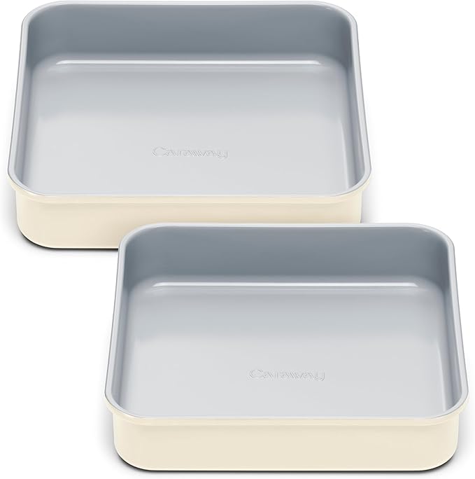 Caraway 9" Non-Stick Ceramic-Coated Square Pan Set