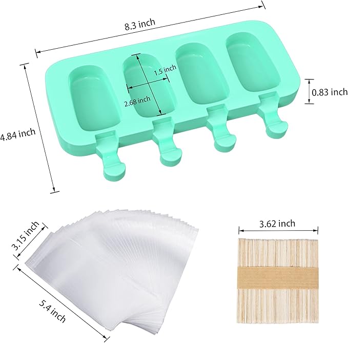 Popsicles Molds, Ozera 2 Pack Homemade Cake Pop Molds Cakesicle Maker Set