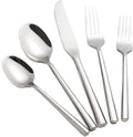 Kelenfer Silverware Set with Hexagon Handle 60 Piece Service for 12