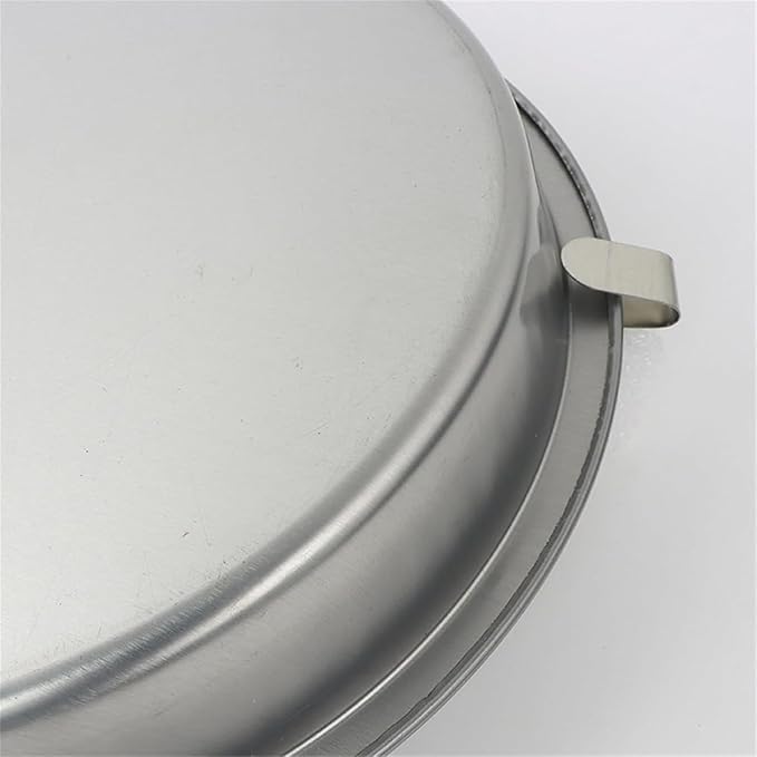 JKWRRRKS Easy Release Pans Round with Lever, 9.7" Quick Release Easy-Out Cake Pan Set,Baking Tools Pans Stainless Steel Round,Apple Pie Bake & Serve Sets, For All Kinds of Bases (2)