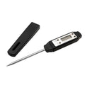 Ausenzup Meat Thermometer - Digital Food Thermometer for Cooking Kitchen - Automatic Calibration Pen Style Electronic Pocket Thermometer for Water Temperature, Barbecue (Black)