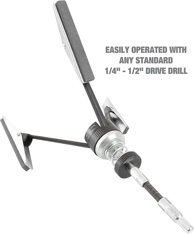 OEMTOOLS 25041 Adjustable Engine Cylinder Hone Deglazer, 2" to 7" Range, Engine Cylinder Hone Tool with Medium Grit Stones, Fits 1/4" to 1/2" Drill