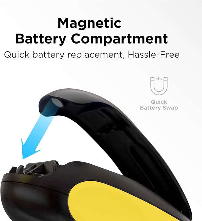 Kitchen Mama One-To-Go Electric Can Opener, Yellow