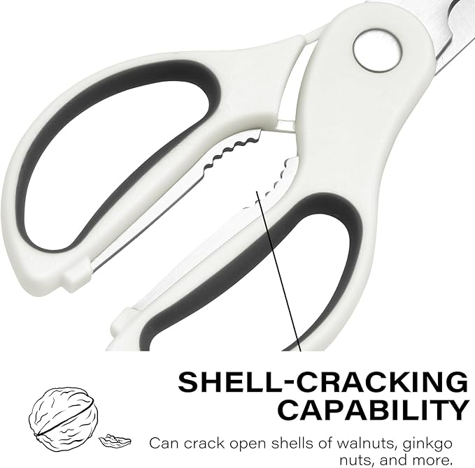 Heavy Duty Kitchen Scissors with Magnetic Holder Magnetic Shears for Fridge