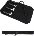 HERSENT Chef's Knife Roll Bag,Portable Travel Chef Knife Case Knife Bag Carrier Storage Bag with 4 Slots Best Gift for Pro Chef or Culinary Enthusiasts Men Women