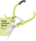 Modern Sprout Pruning Shears- Garden Snips-Herb Scissors- Chartreuse 1-Pack