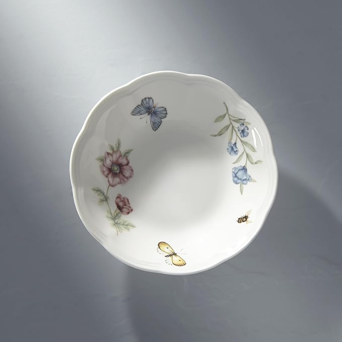Lenox 6101836 Butterfly Meadow Fruit Bowl, 11 Oz Capacity, 6.75-Inch Diameter, 1 Piece