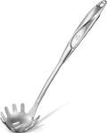 Zulay Kitchen Stainless Steel Soup Ladle - 13” Large Ladle for Soups, Stews & Sauces - Durable, Heat-Resistant, Rust-Proof & Dishwasher Safe Kitchen Utensil with Ergonomic Handle