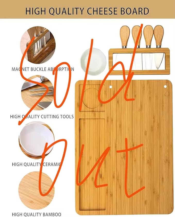 ORIDOM Cutting Board Wood Chopping Board Double Sided Charcuterie Boards Serving Board Morandi Pink