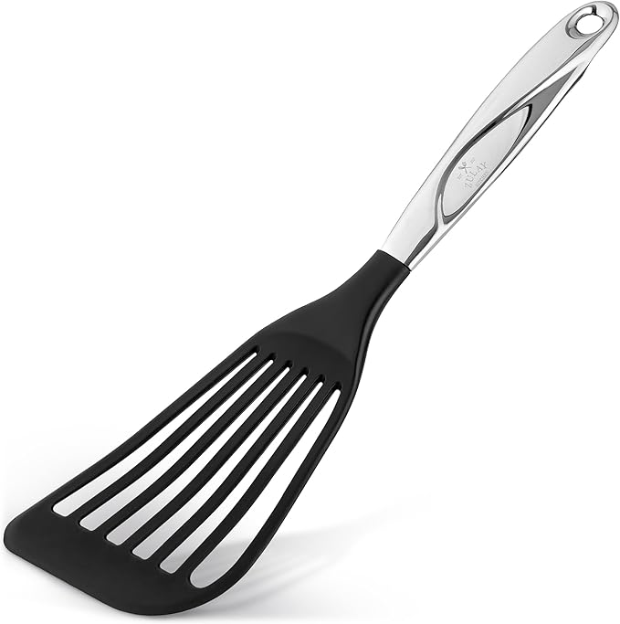 Zulay Kitchen Stainless Steel Fish Turner Spatula