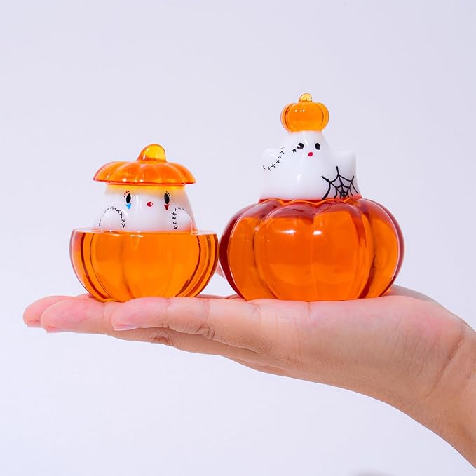 2Pcs Halloween Resin Silicone Mold, Ghost Pumpkin Candle Mold