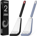Fish Spatula Turner, Thin Slotted Spatulas for Nonstick Cookware, 2 Pack