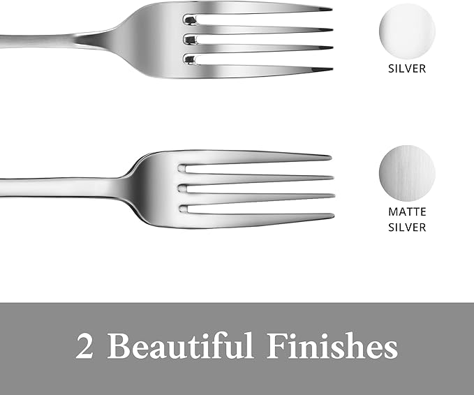 Artaste Rain Matte Salad Fork, 12-Piece