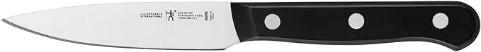 Henckels Solution 4-Inch Paring Knife, Razor-Sharp, German Engineered